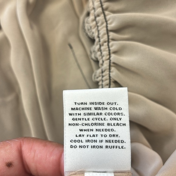 Robert Rodriguez Neiman Marcus Ruffled Peplum Blouse Shirt Accent Top - Picture 8 of 8